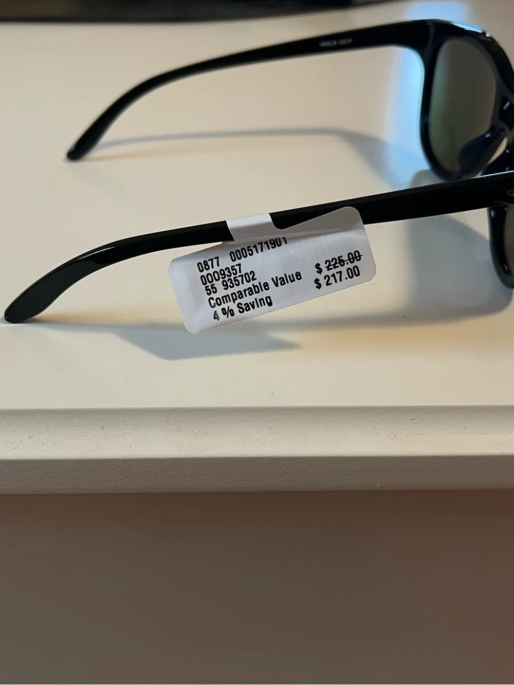 Oakley Hold Out Polished Black Violet Lens sunglasses $217 read sunglasses only